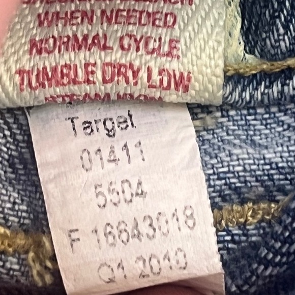 Mossimo Cut Off Denim Shorts -2010 -Blue Jeans Shorts Size 9 Shorties Raw Hem - Picture 3 of 14